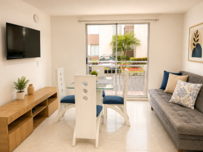 Cómodo Apto en primer piso, conjunto con piscina. T14